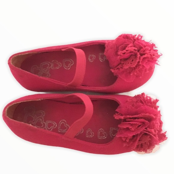 Children's Place flats lace Pom detail Toddler 7 - Picture 4 of 7
